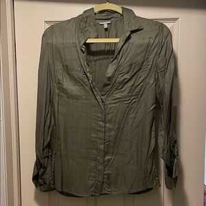 Olive Green Women's Top